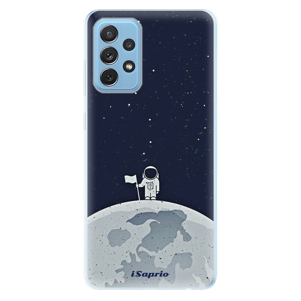 Odolné silikónové puzdro iSaprio - On The Moon 10 - Samsung Galaxy A72