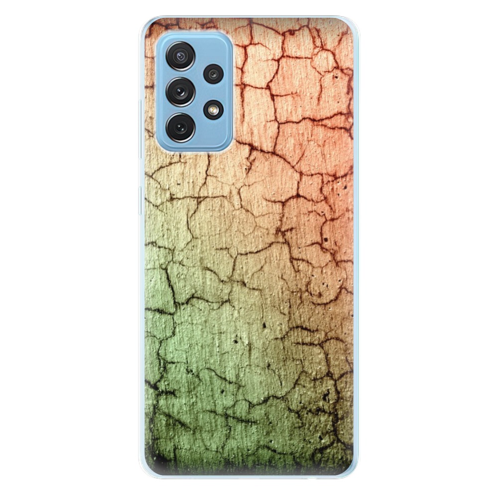 Odolné silikónové puzdro iSaprio - Cracked Wall 01 - Samsung Galaxy A72