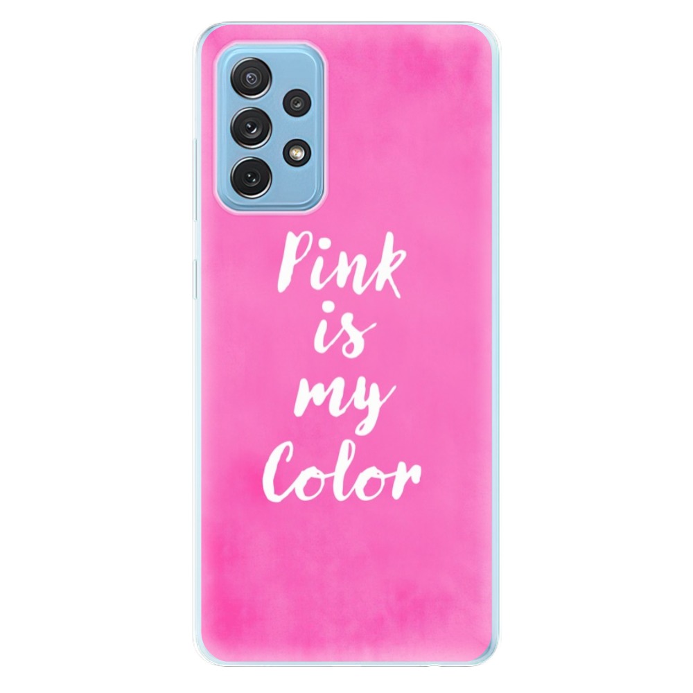 Odolné silikónové puzdro iSaprio - Pink is my color - Samsung Galaxy A72