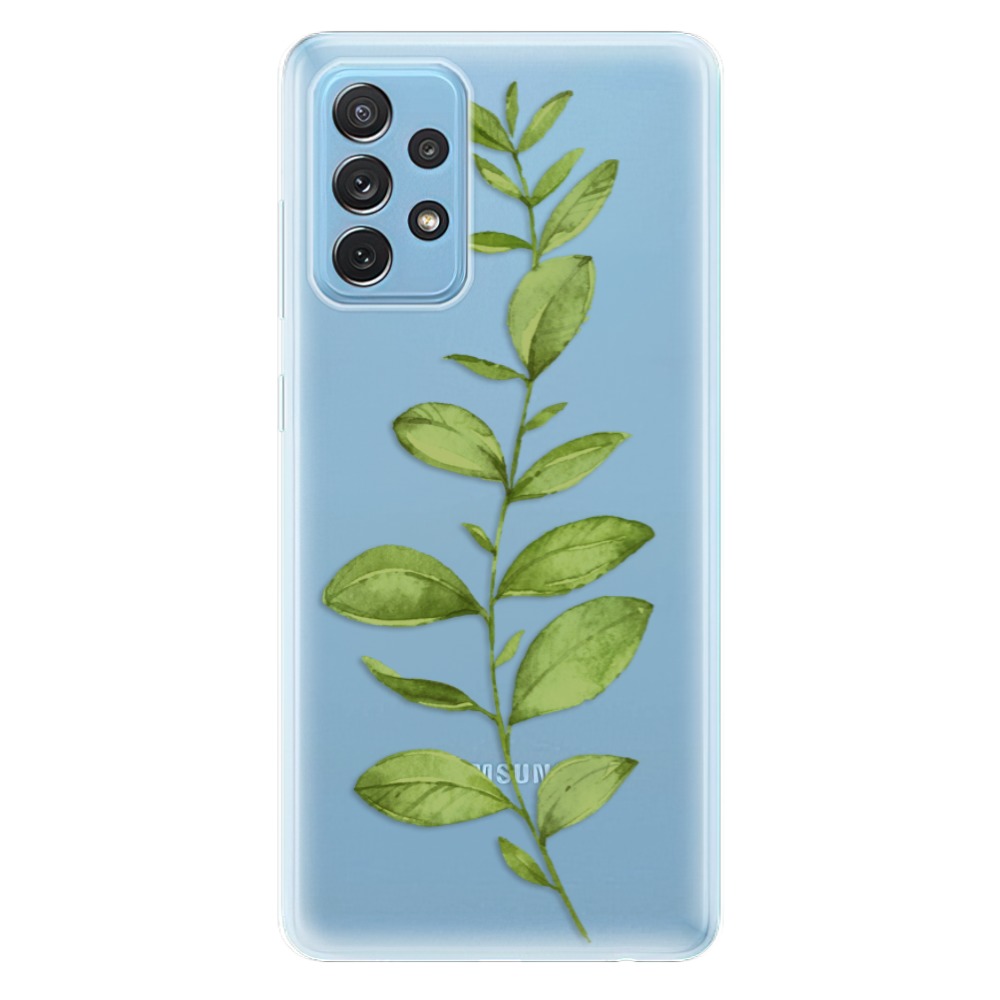 Odolné silikónové puzdro iSaprio - Green Plant 01 - Samsung Galaxy A72
