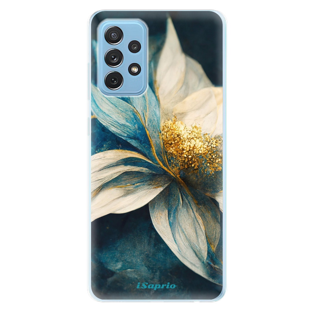 Odolné silikónové puzdro iSaprio - Blue Petals - Samsung Galaxy A72