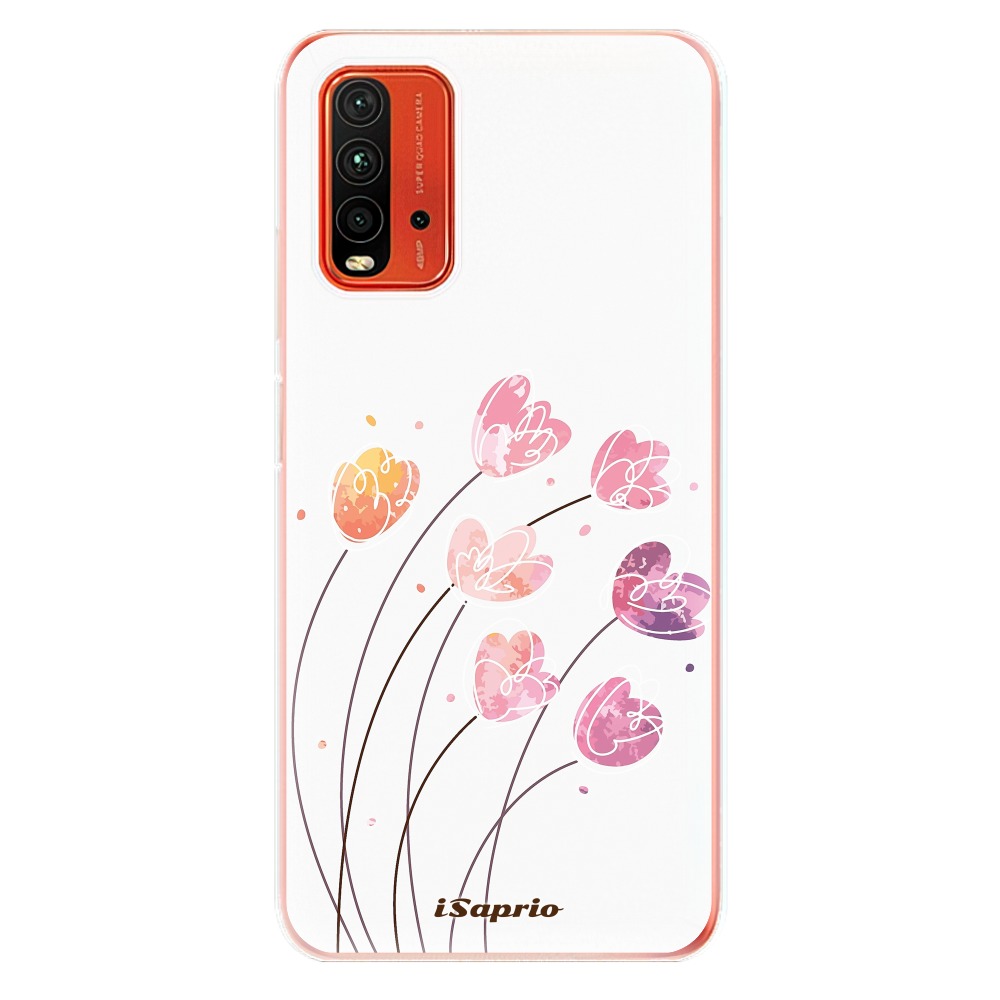 Odolné silikónové puzdro iSaprio - Flowers 14 - Xiaomi Redmi 9T