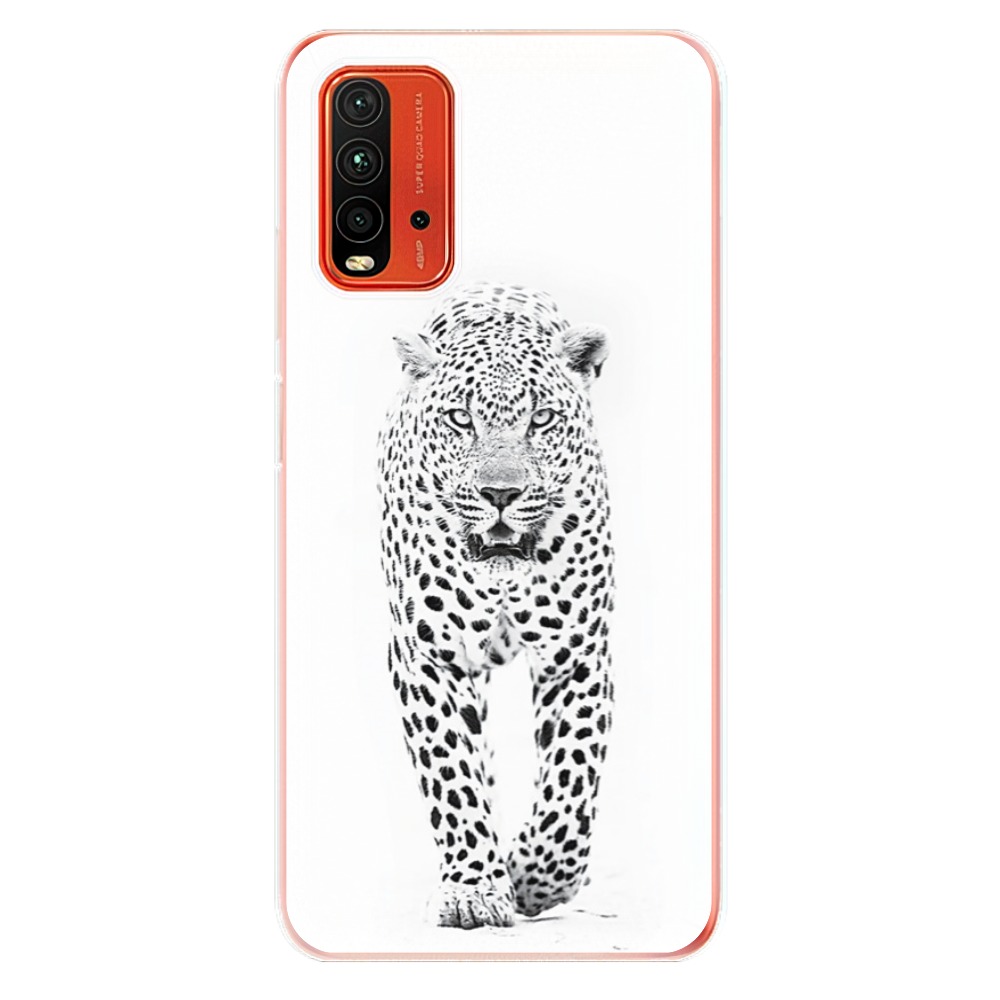 Odolné silikónové puzdro iSaprio - White Jaguar - Xiaomi Redmi 9T