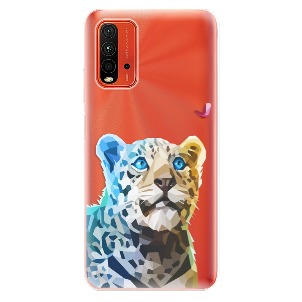 Odolné silikónové puzdro iSaprio - Leopard With Butterfly - Xiaomi Redmi 9T