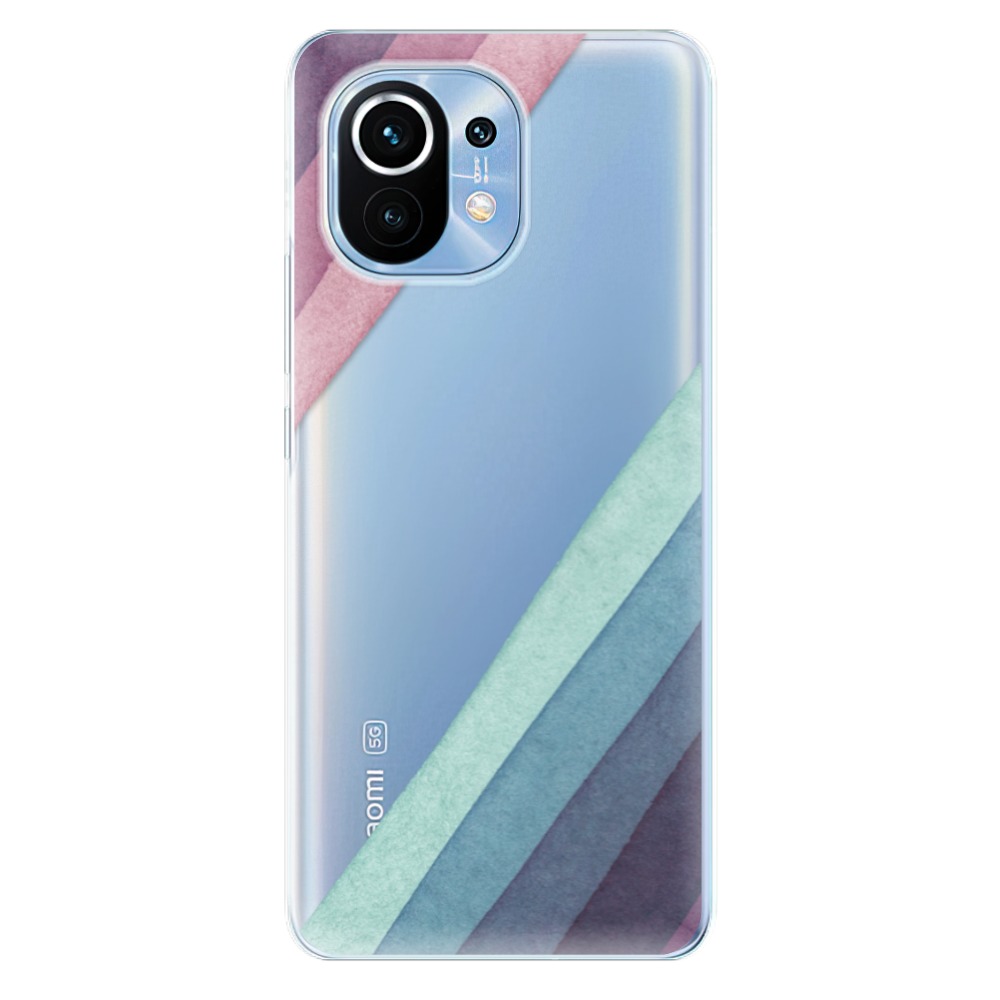 Odolné silikónové puzdro iSaprio - Glitter Stripes 01 - Xiaomi Mi 11