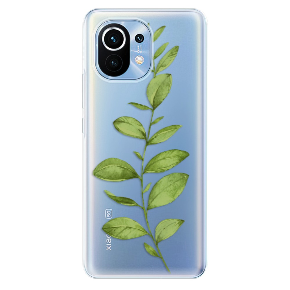 Odolné silikónové puzdro iSaprio - Green Plant 01 - Xiaomi Mi 11