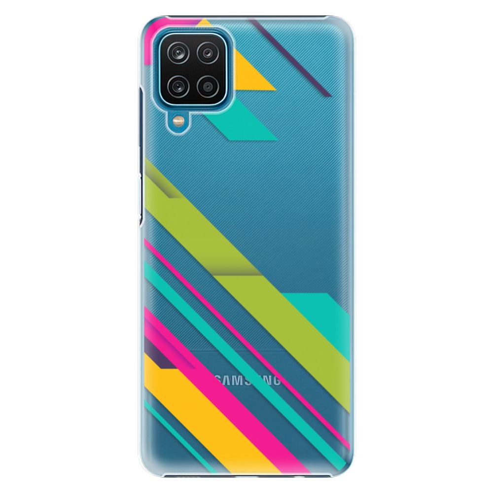 Plastové puzdro iSaprio - Color Stripes 03 - Samsung Galaxy A12