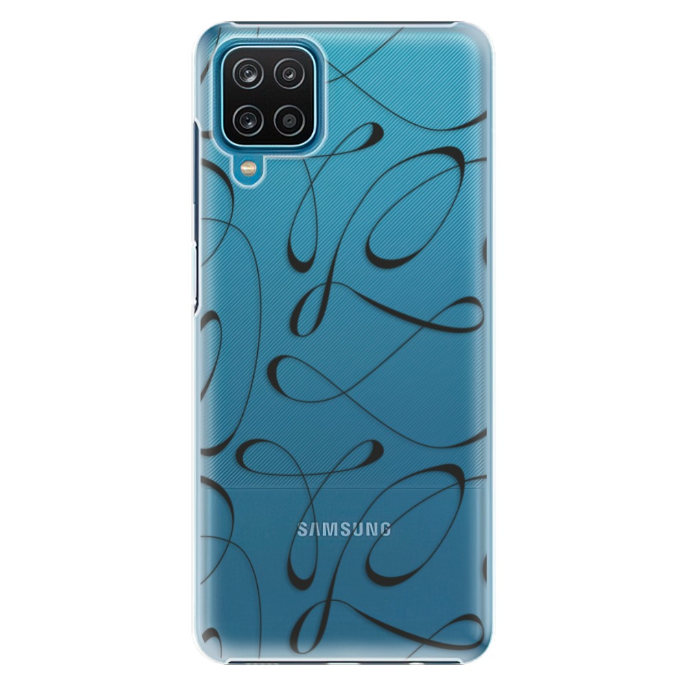 Plastové puzdro iSaprio - Fancy - black - Samsung Galaxy A12
