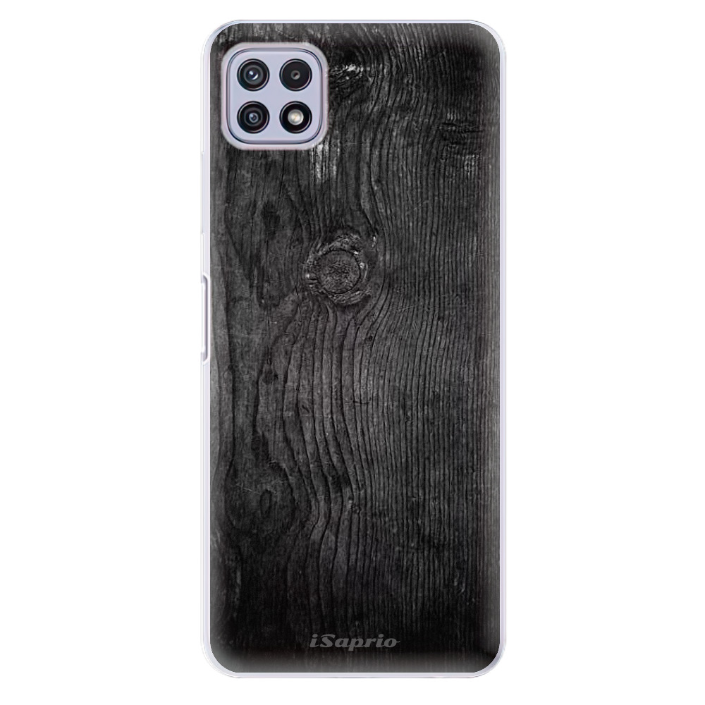 Odolné silikónové puzdro iSaprio - Black Wood 13 - Samsung Galaxy A22 5G