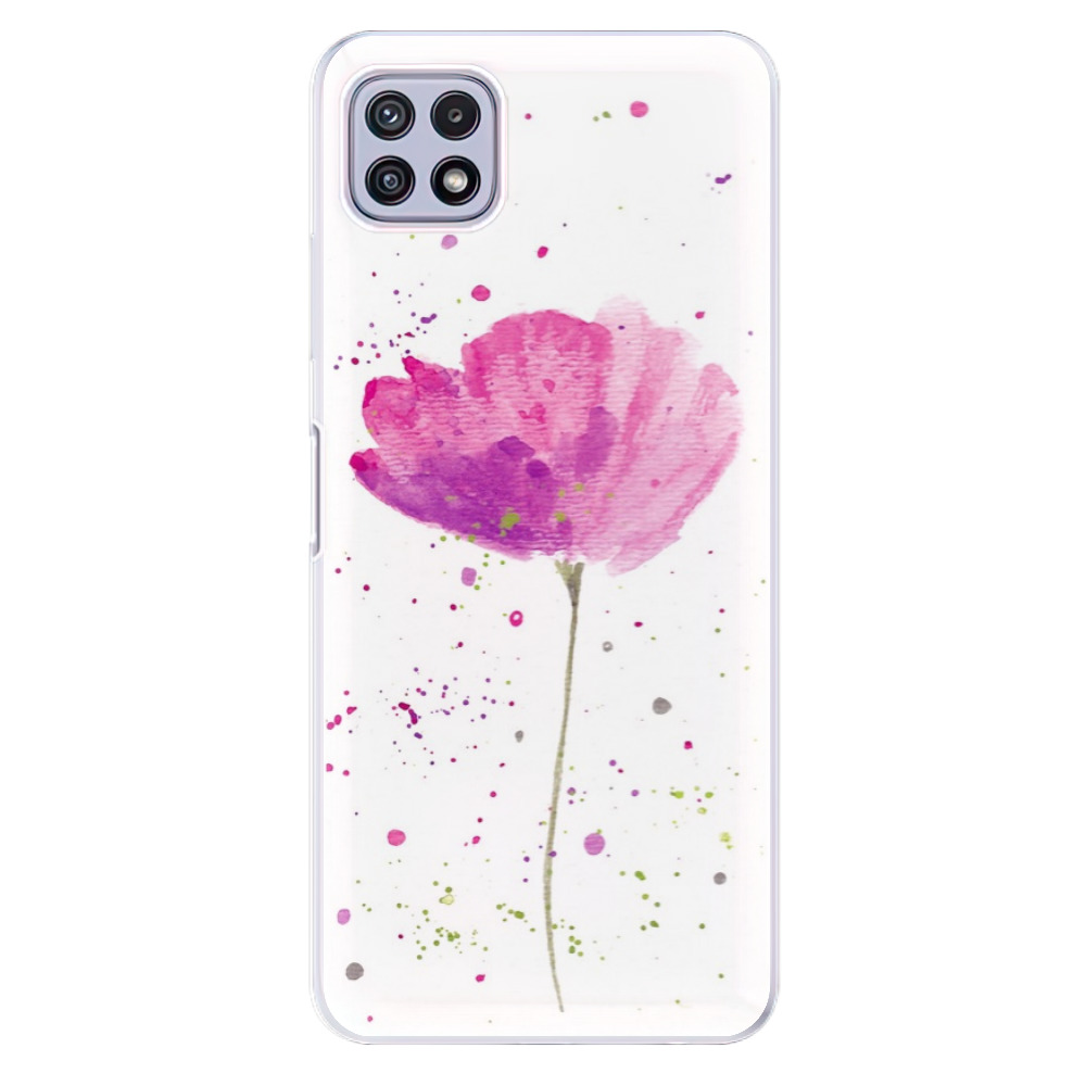 Odolné silikónové puzdro iSaprio - Poppies - Samsung Galaxy A22 5G