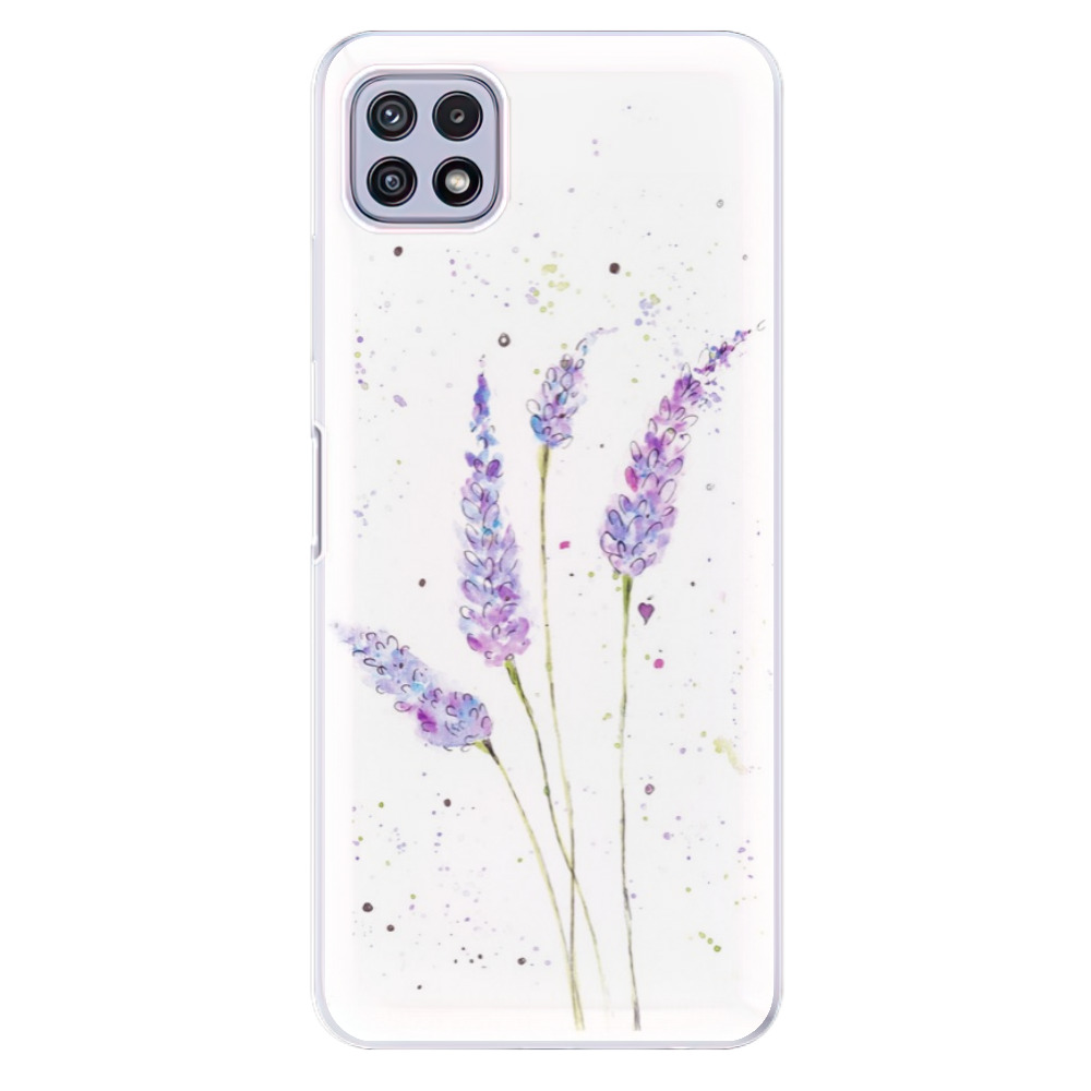 Odolné silikónové puzdro iSaprio - Lavender - Samsung Galaxy A22 5G
