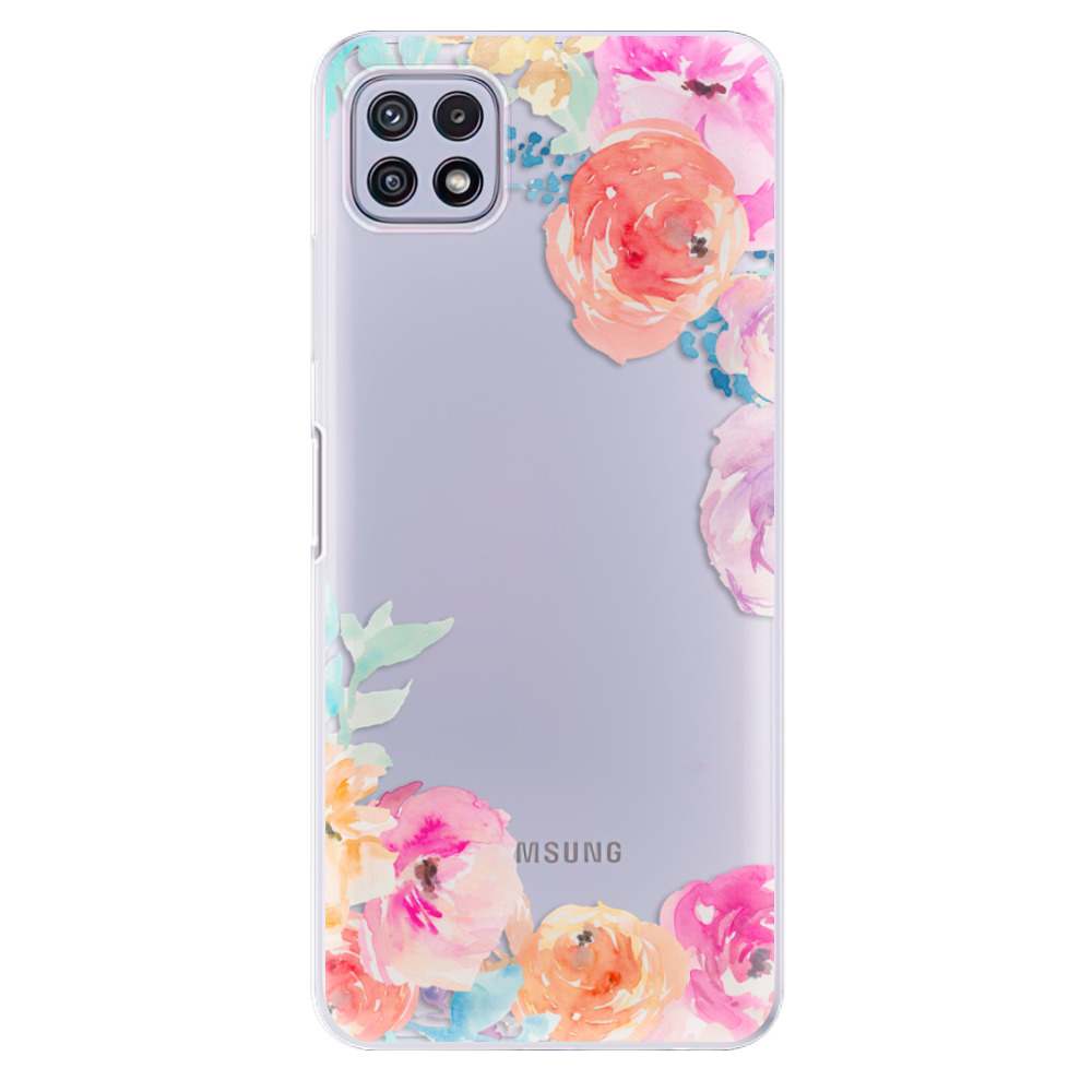 Odolné silikónové puzdro iSaprio - Flower Brush - Samsung Galaxy A22 5G