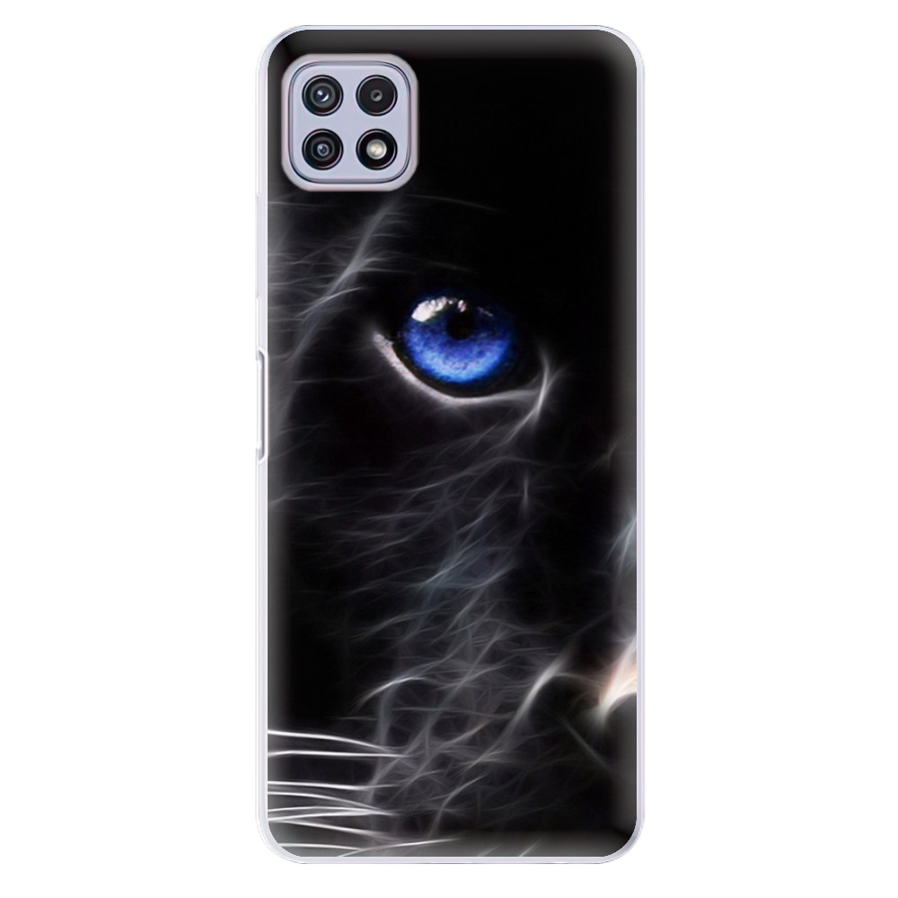 Odolné silikónové puzdro iSaprio - Black Puma - Samsung Galaxy A22 5G