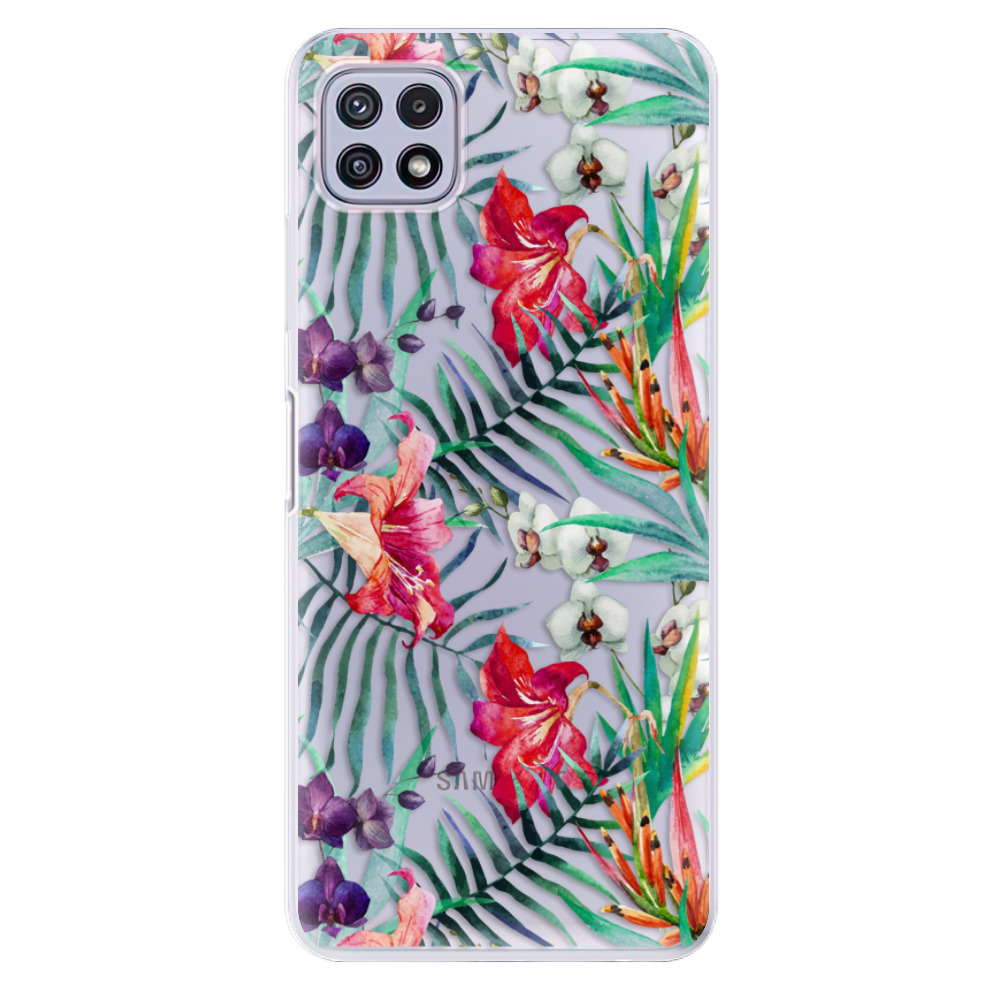 Odolné silikónové puzdro iSaprio - Flower Pattern 03 - Samsung Galaxy A22 5G