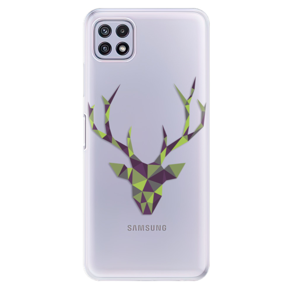 Odolné silikónové puzdro iSaprio - Deer Green - Samsung Galaxy A22 5G