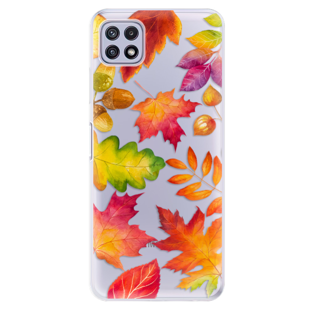 Odolné silikónové puzdro iSaprio - Autumn Leaves 01 - Samsung Galaxy A22 5G