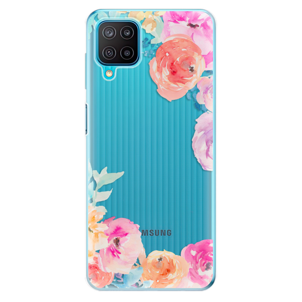 Odolné silikónové puzdro iSaprio - Flower Brush - Samsung Galaxy M12