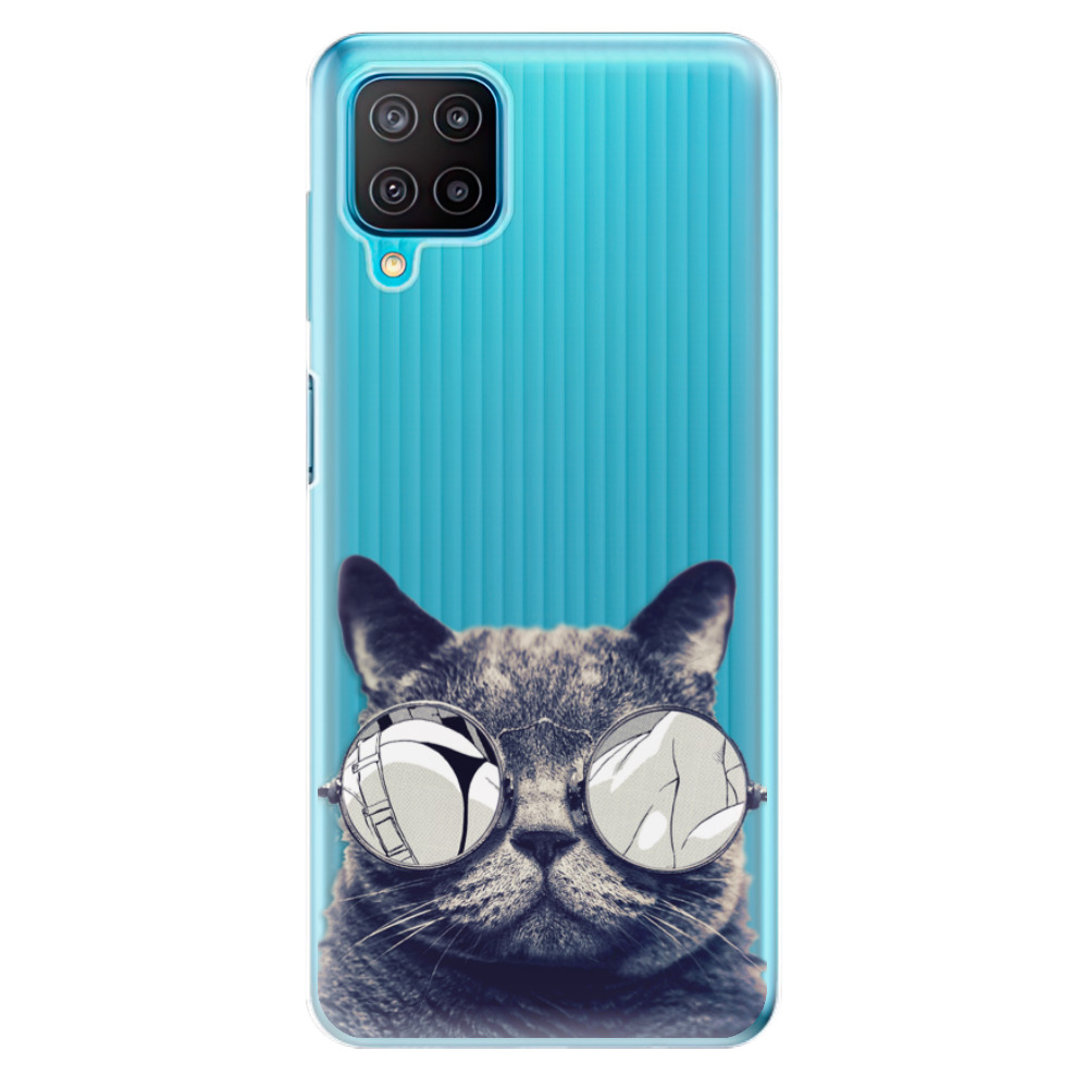 Odolné silikónové puzdro iSaprio - Crazy Cat 01 - Samsung Galaxy M12