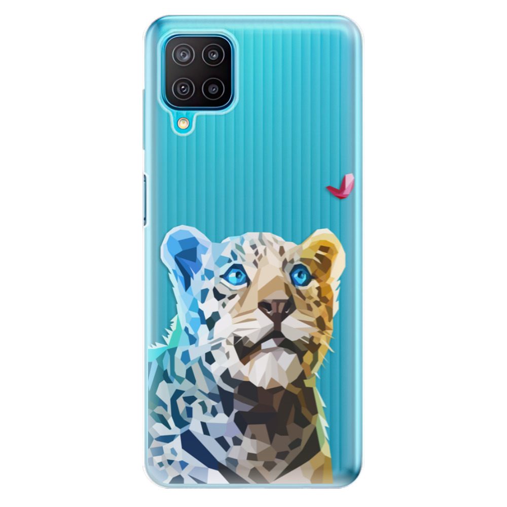 Odolné silikónové puzdro iSaprio - Leopard With Butterfly - Samsung Galaxy M12