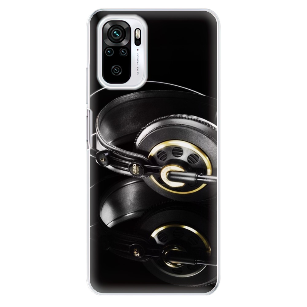 Odolné silikónové puzdro iSaprio - Headphones 02 - Xiaomi Redmi Note 10 / Note 10S