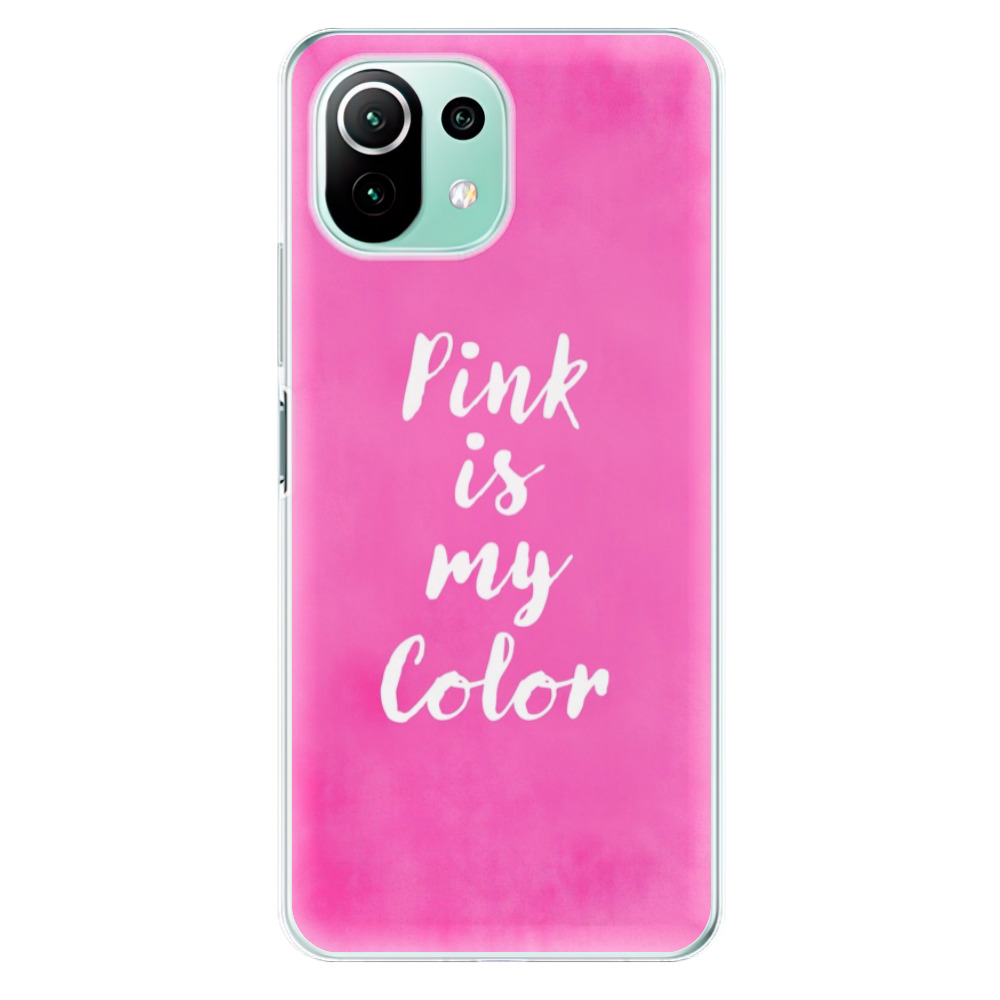 Odolné silikónové puzdro iSaprio - Pink is my color - Xiaomi Mi 11 Lite