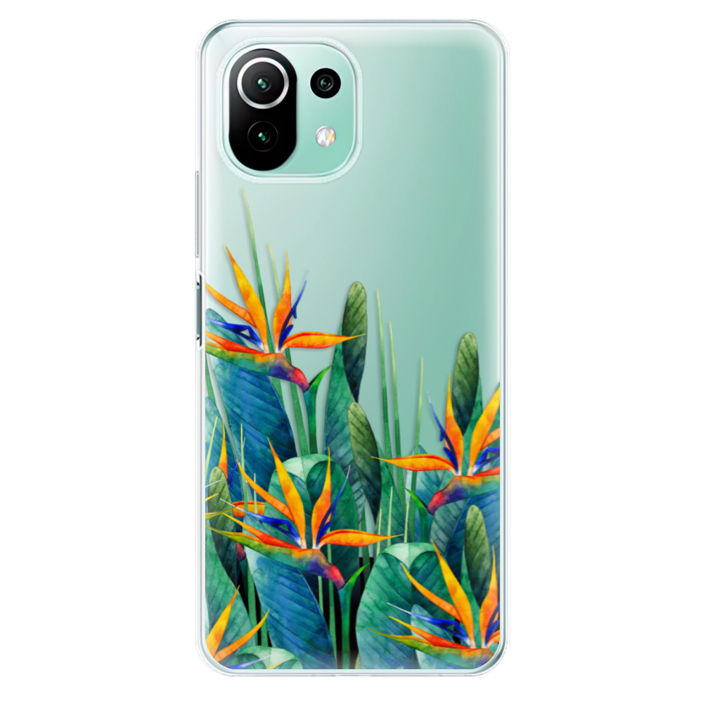Odolné silikónové puzdro iSaprio - Exotic Flowers - Xiaomi Mi 11 Lite
