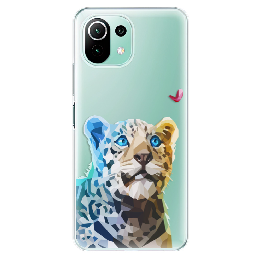 Odolné silikónové puzdro iSaprio - Leopard With Butterfly - Xiaomi Mi 11 Lite