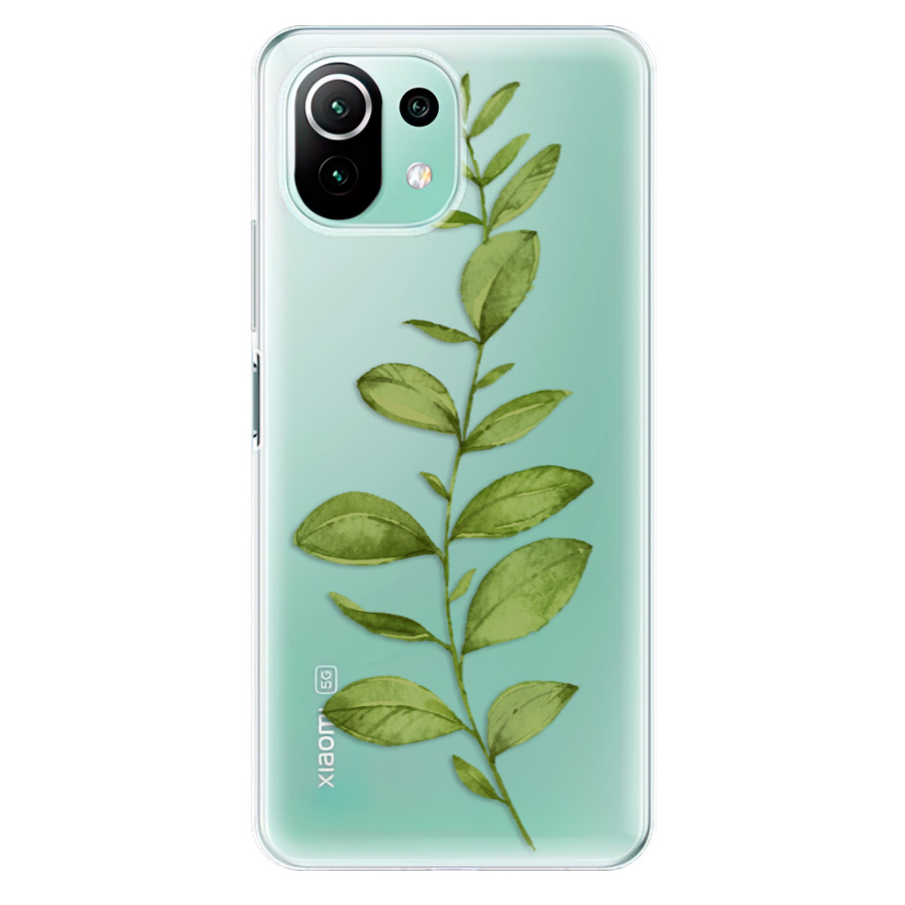 Odolné silikónové puzdro iSaprio - Green Plant 01 - Xiaomi Mi 11 Lite