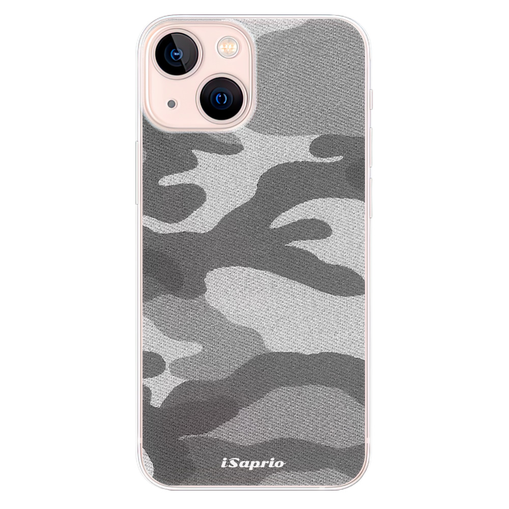 Odolné silikónové puzdro iSaprio - Gray Camuflage 02 - iPhone 13 mini