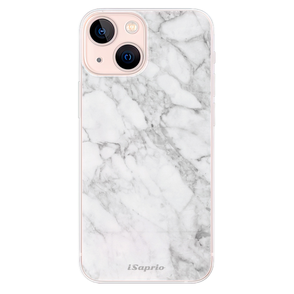 Odolné silikónové puzdro iSaprio - SilverMarble 14 - iPhone 13 mini