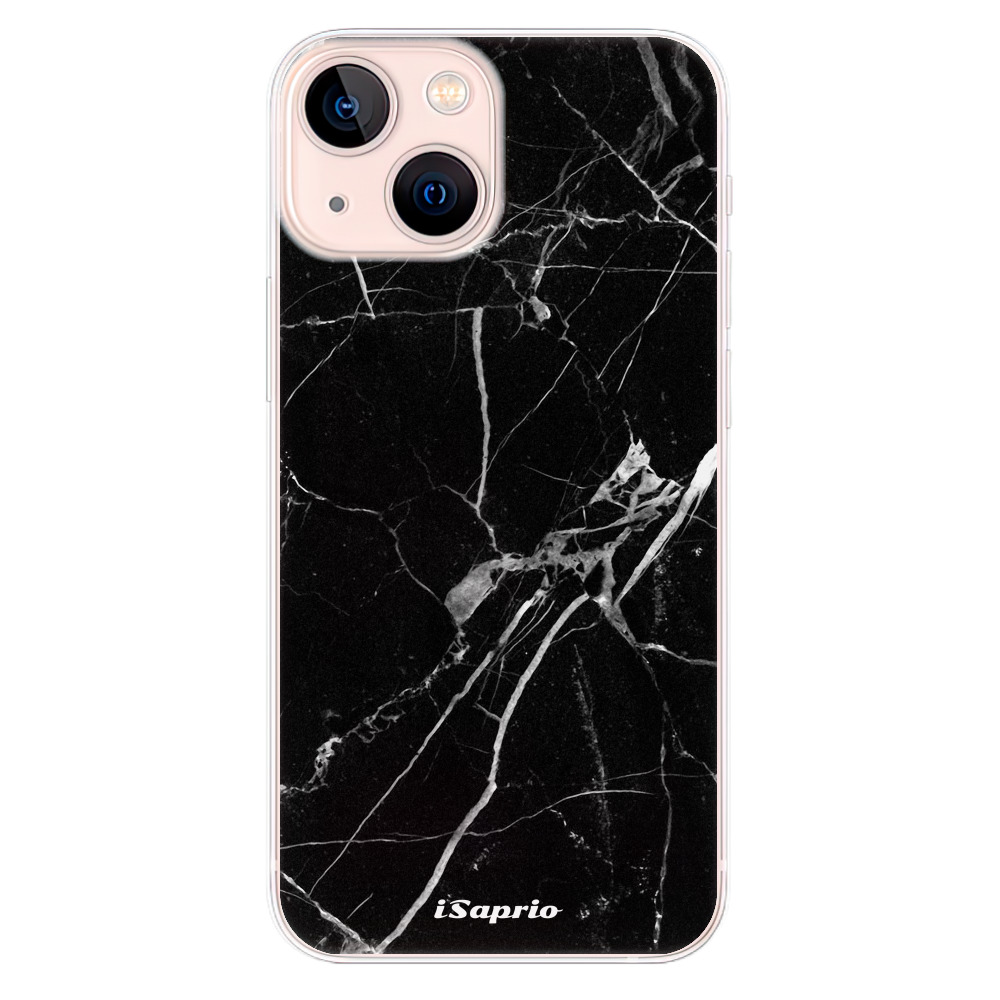Odolné silikónové puzdro iSaprio - Black Marble 18 - iPhone 13 mini