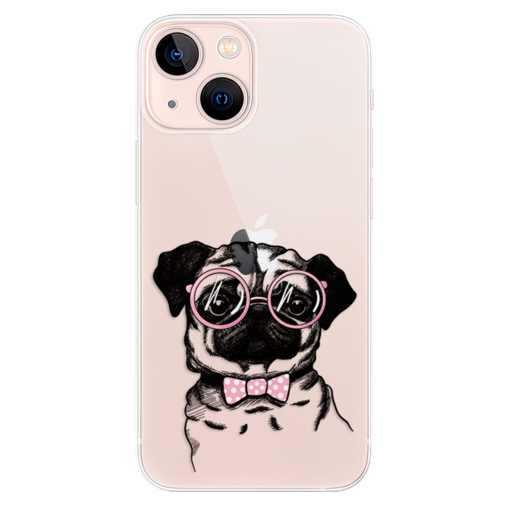 Odolné silikónové puzdro iSaprio - The Pug - iPhone 13 mini