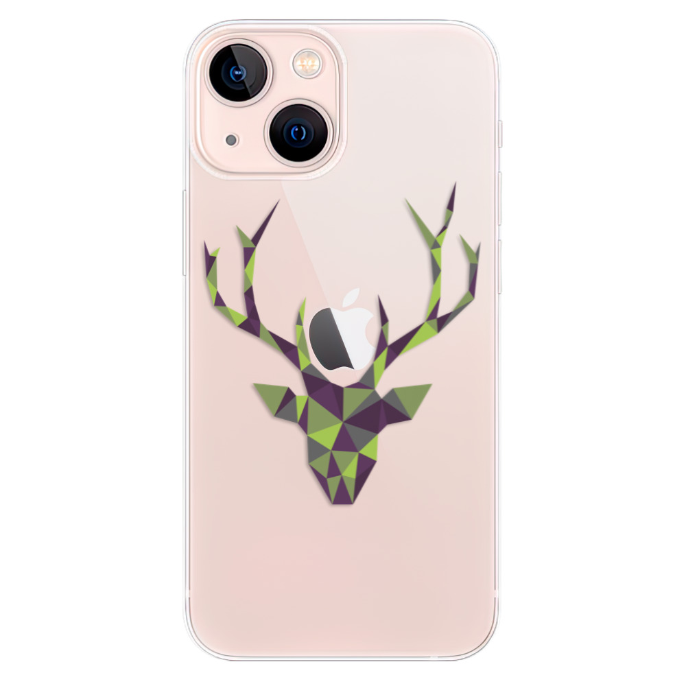 Odolné silikónové puzdro iSaprio - Deer Green - iPhone 13 mini