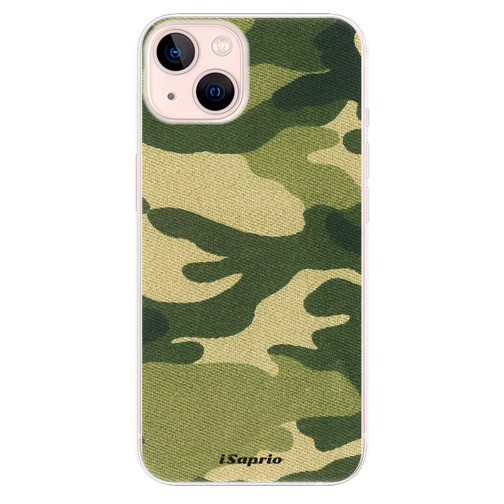 Odolné silikónové puzdro iSaprio - Green Camuflage 01 - iPhone 13