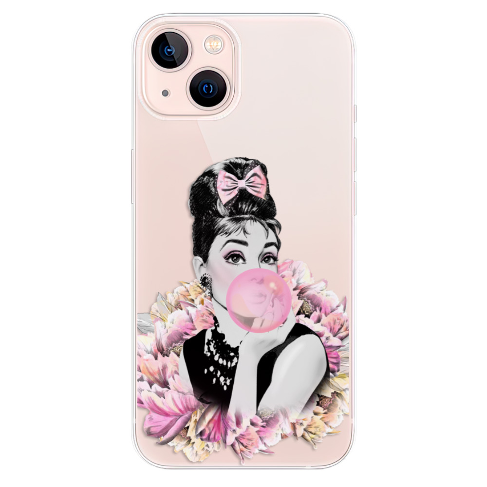 Odolné silikónové puzdro iSaprio - Pink Bubble - iPhone 13
