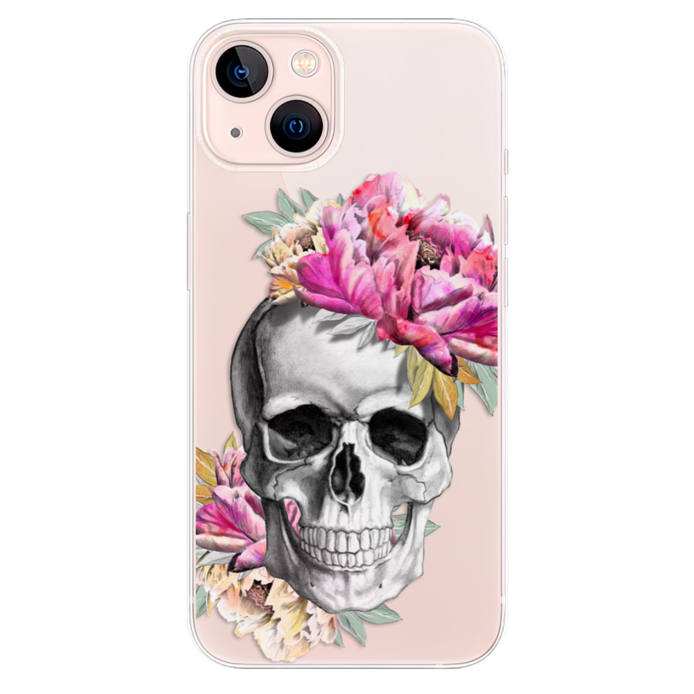 Odolné silikónové puzdro iSaprio - Pretty Skull - iPhone 13