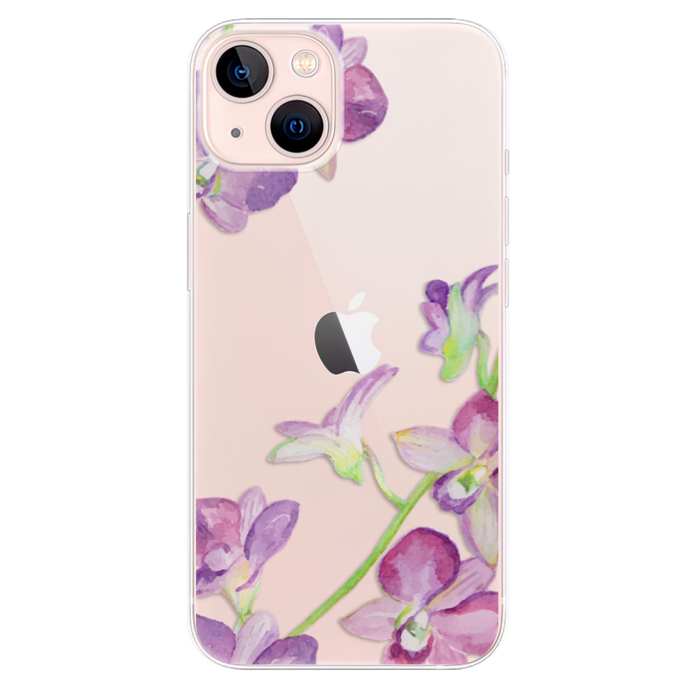Odolné silikónové puzdro iSaprio - Purple Orchid - iPhone 13