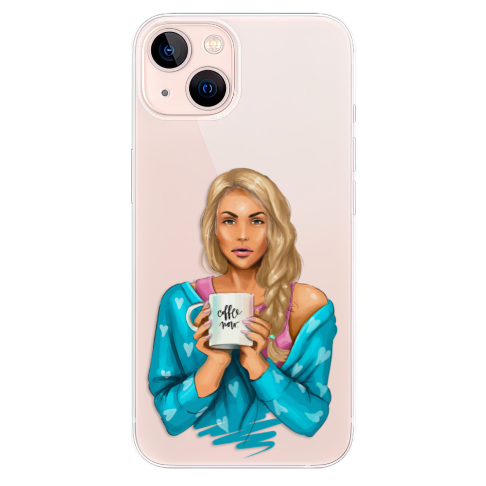 Odolné silikónové puzdro iSaprio - Coffe Now - Blond - iPhone 13