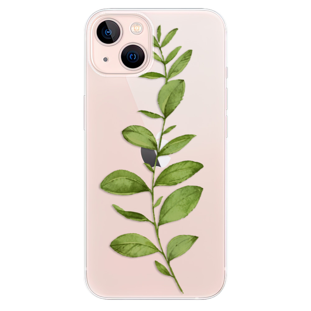 Odolné silikónové puzdro iSaprio - Green Plant 01 - iPhone 13