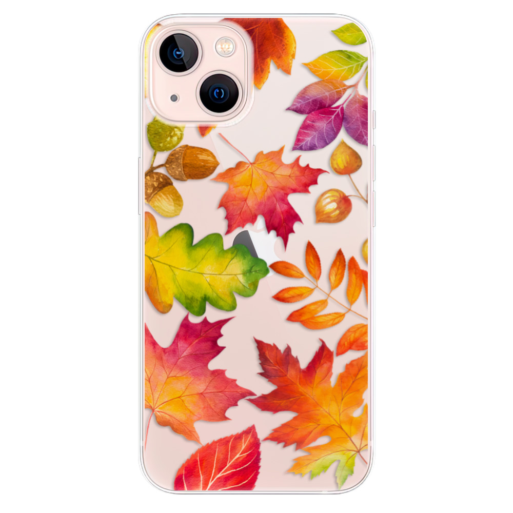 Odolné silikónové puzdro iSaprio - Autumn Leaves 01 - iPhone 13