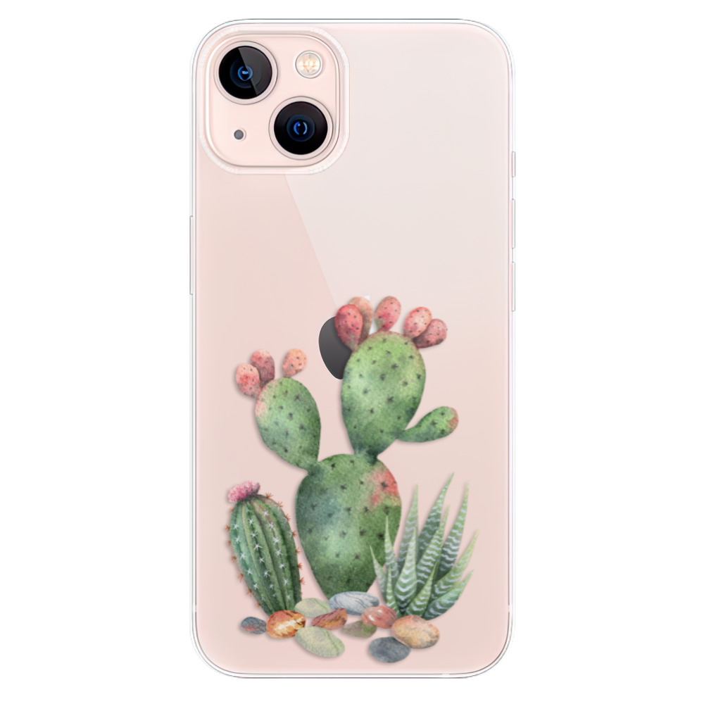 Odolné silikónové puzdro iSaprio - Cacti 01 - iPhone 13