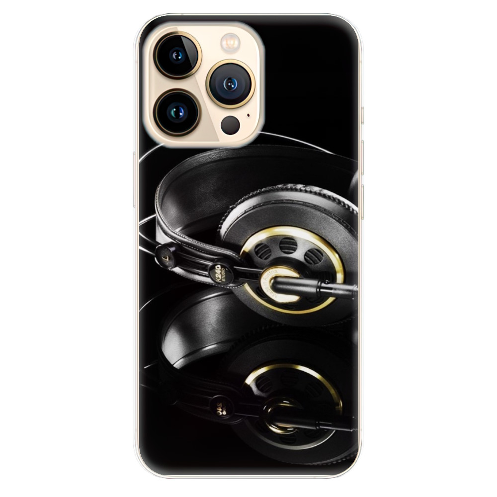 Odolné silikónové puzdro iSaprio - Headphones 02 - iPhone 13 Pro