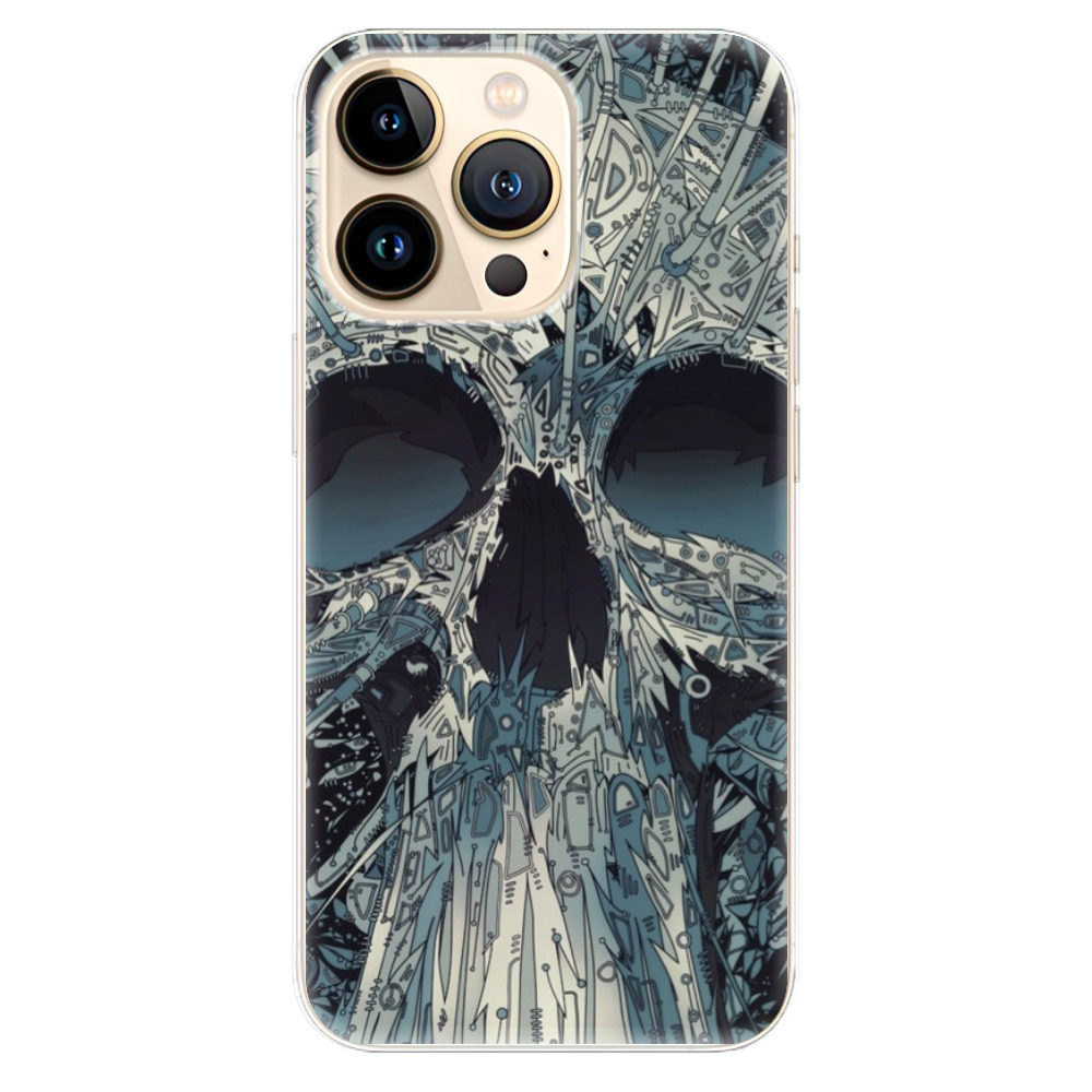 Odolné silikónové puzdro iSaprio - Abstract Skull - iPhone 13 Pro