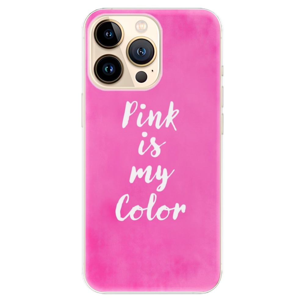 Odolné silikónové puzdro iSaprio - Pink is my color - iPhone 13 Pro