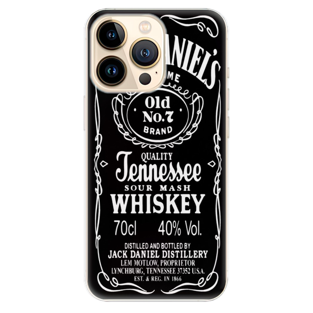 Odolné silikónové puzdro iSaprio - Jack Daniels - iPhone 13 Pro