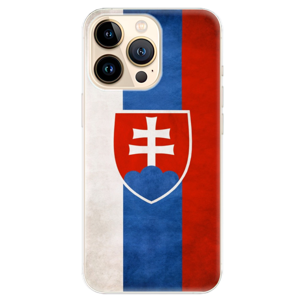 Odolné silikónové puzdro iSaprio - Slovakia Flag - iPhone 13 Pro