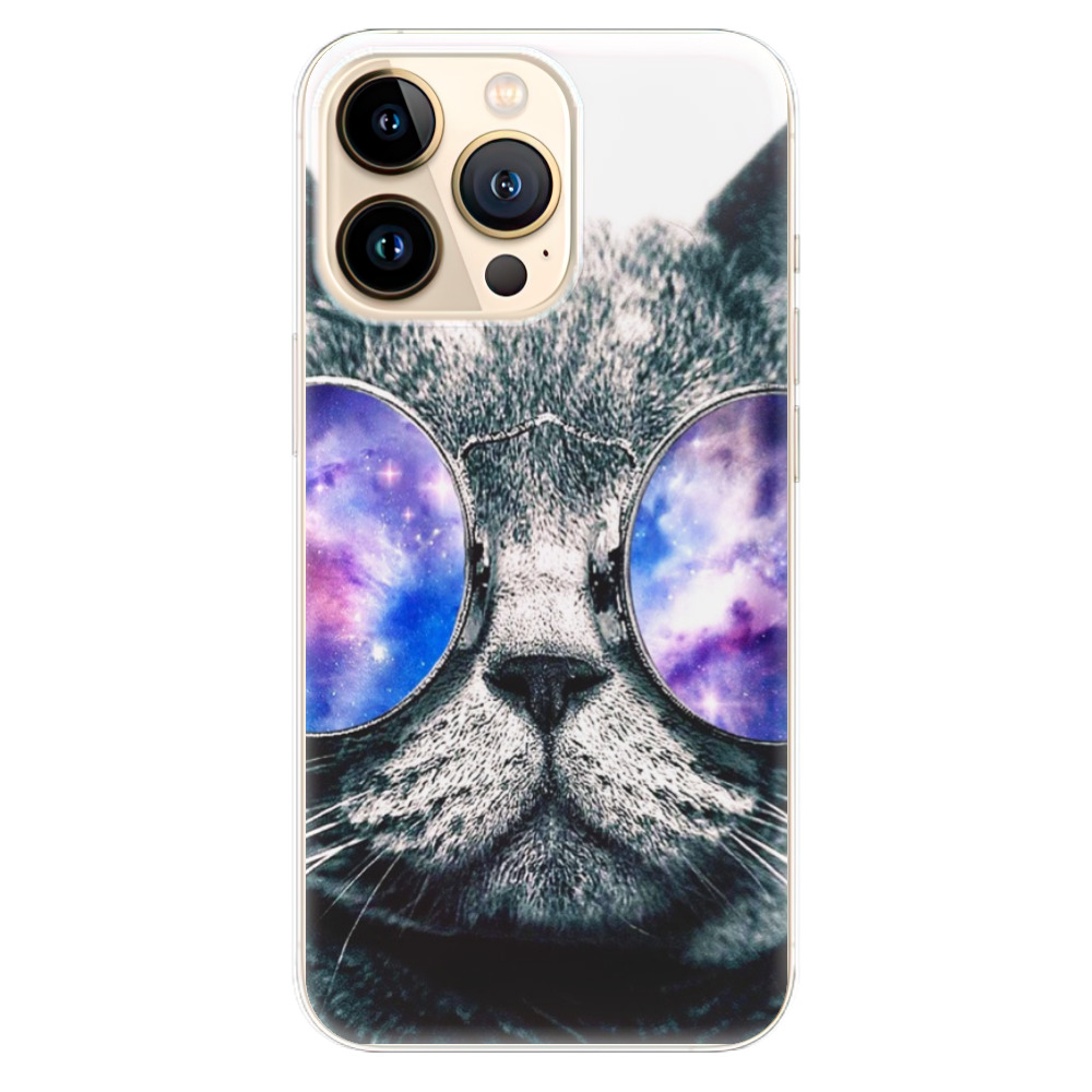 Odolné silikónové puzdro iSaprio - Galaxy Cat - iPhone 13 Pro