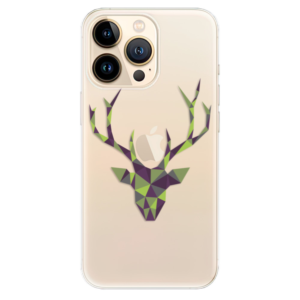 Odolné silikónové puzdro iSaprio - Deer Green - iPhone 13 Pro