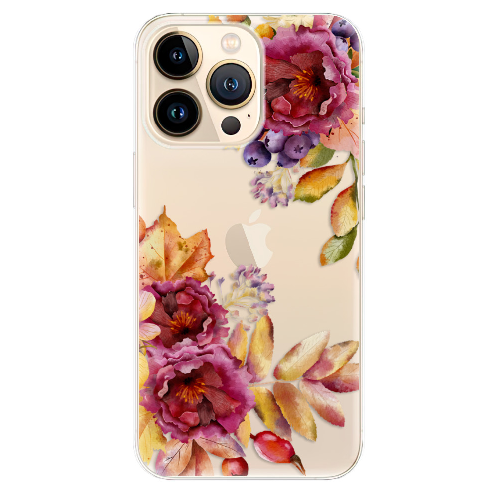 Odolné silikónové puzdro iSaprio - Fall Flowers - iPhone 13 Pro