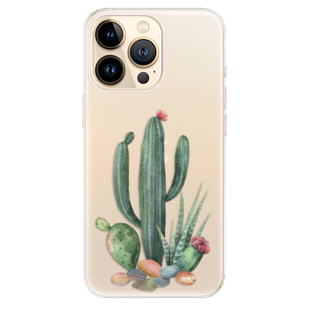 Odolné silikónové puzdro iSaprio - Cacti 02 - iPhone 13 Pro